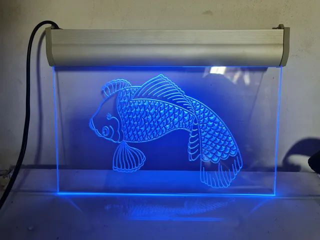 Display Neon, Koi Fish, Carpa, Tattoo Studio, etc.. 