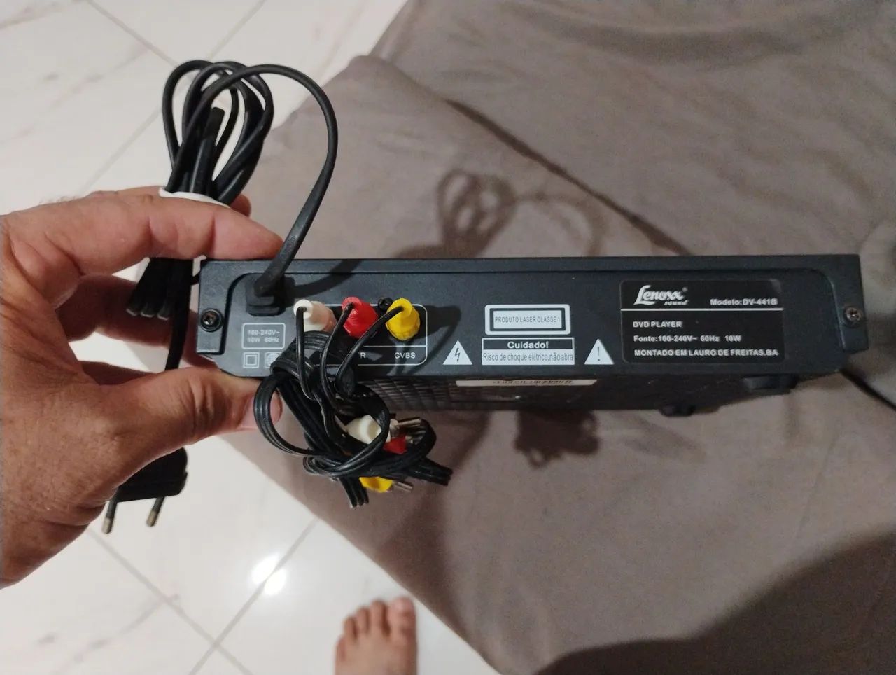 DVD Player Lenoxx MP3 Karaoke com USB - Foto 3