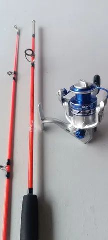 Vara de pesca com molinete  - Foto 2