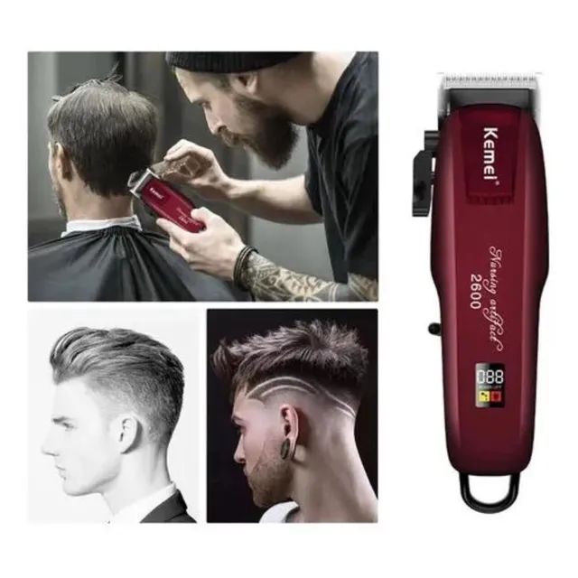 Máquina de cortar cabelo sem fio, Kemei KM-PG2600 - Foto 2
