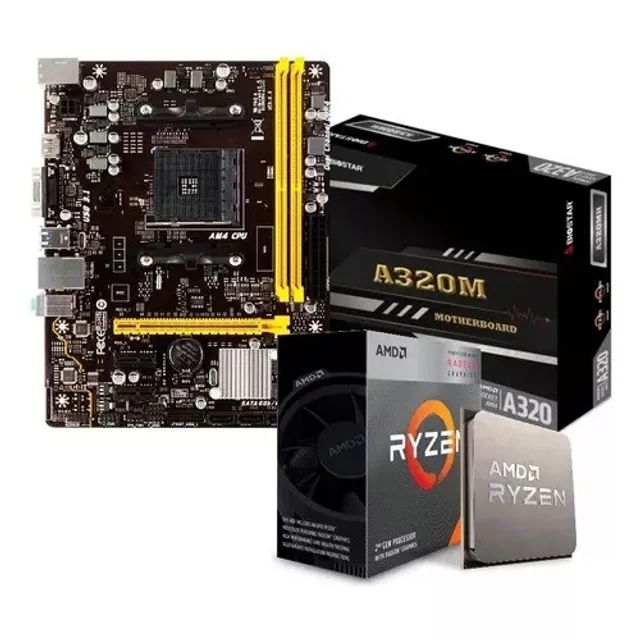 Ryzen 3 3200g placa best sale de video