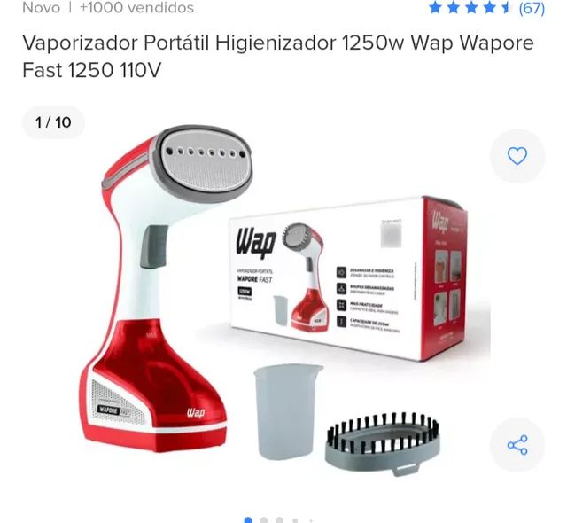 Passadeira a vapor Wap wapore fast 110v