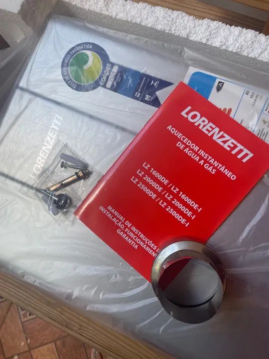 Aquecedor gás e água Lorenzetti (nunca usado) - Foto 6