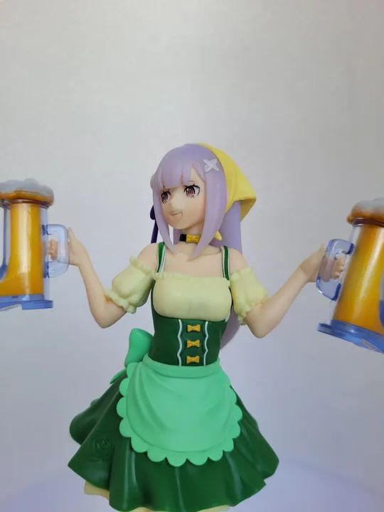 Emilia Oktoberfest Re-zero Sega Original Japonês Perfeito estado - Foto 2