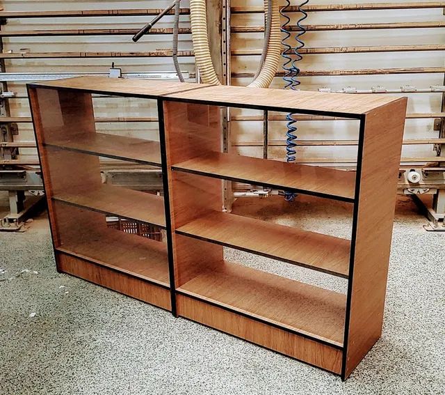 Balcão madeira vitrine  adega MDF (novo) - Foto 2