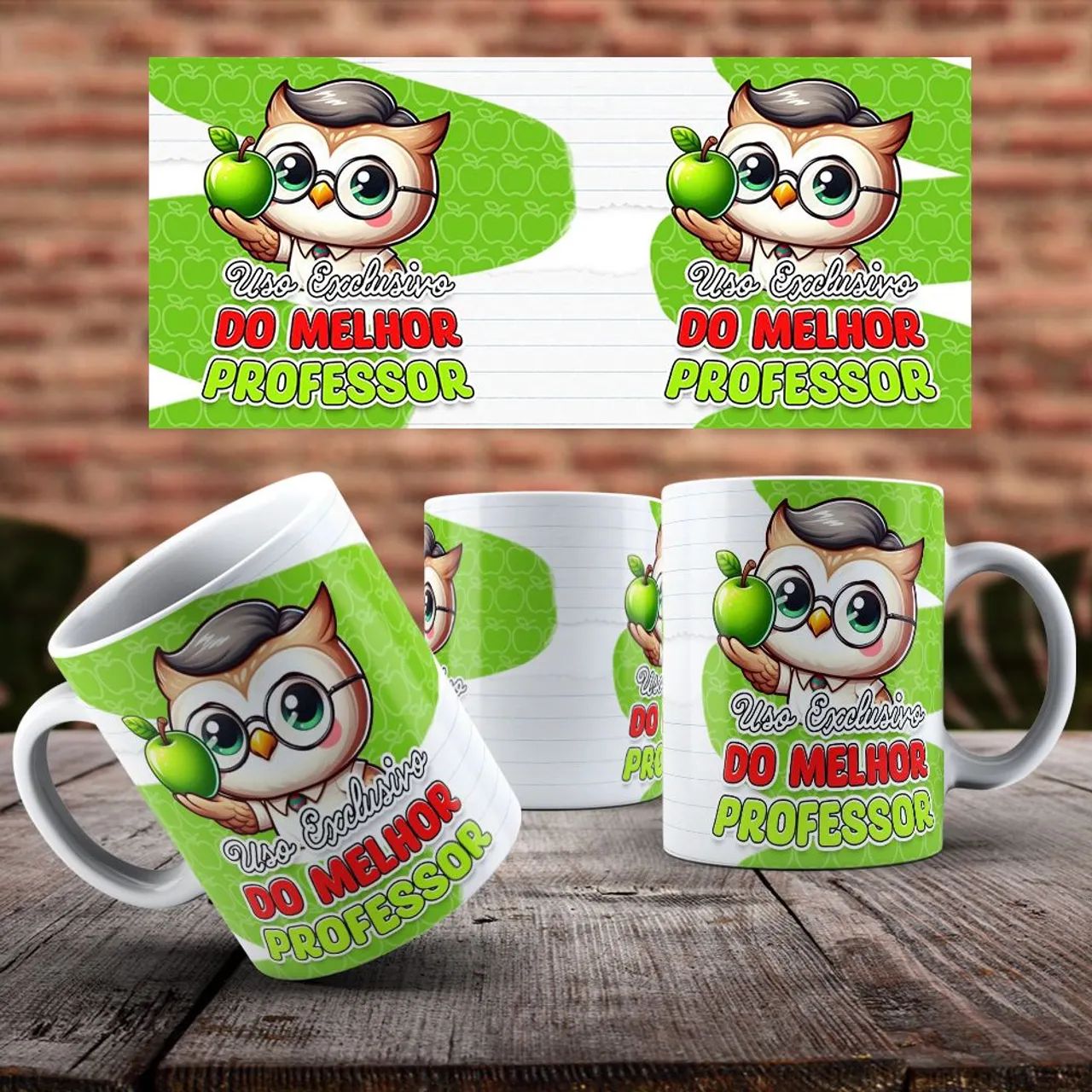 Caneca PROFESSOR coruja - Foto 3