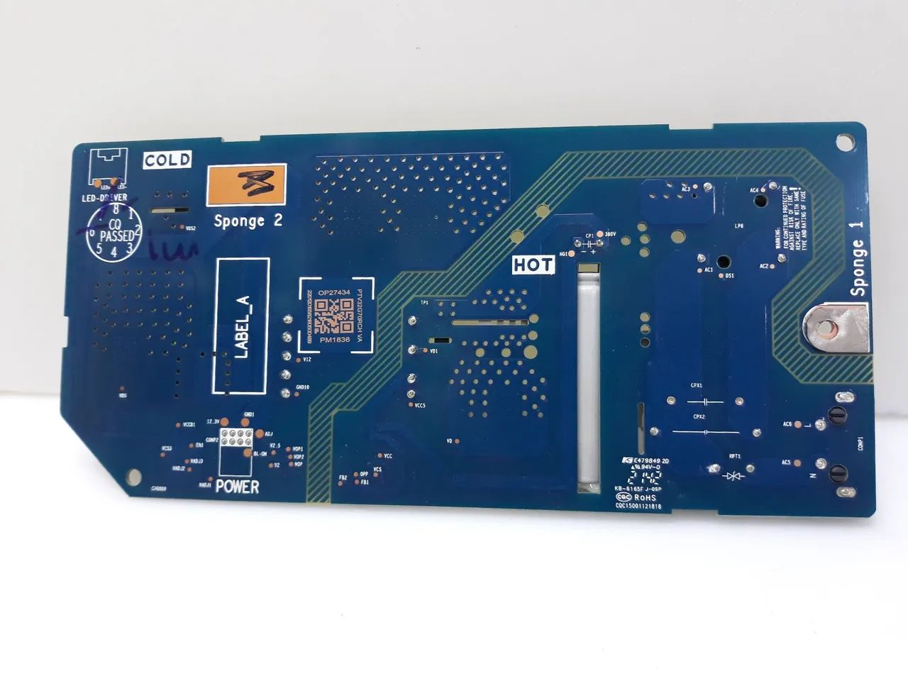 Placa de fonte tv Philco. Ptv32g70rch. Usada porém Boa.  - Foto 4