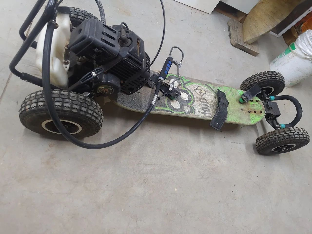 Skate Motorizado Drop Boards - SKATE CARVER 49cc - Foto 2