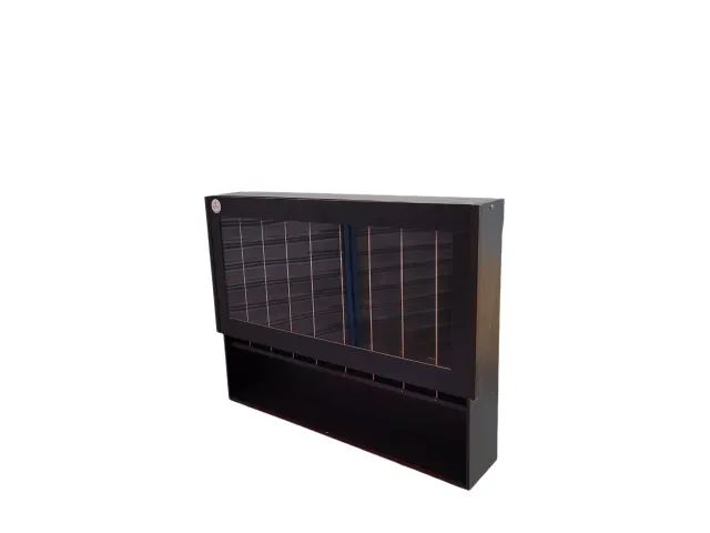 Expositor De Cigarros Com 9 Raias (preto)