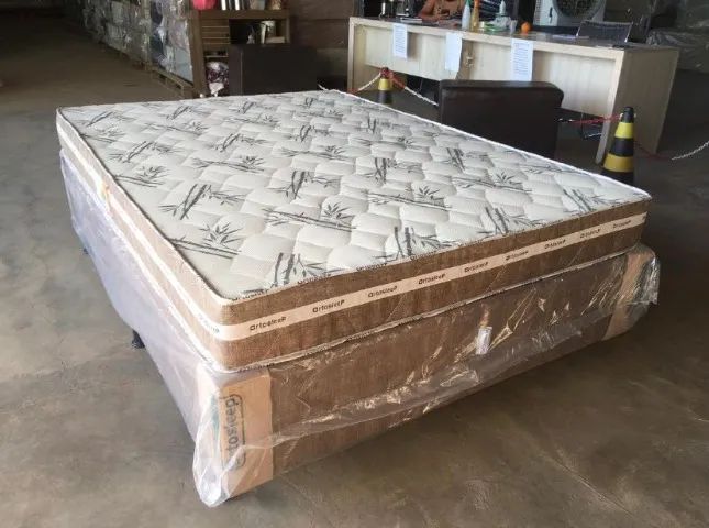 Cama box casal conjunto Dallas d33