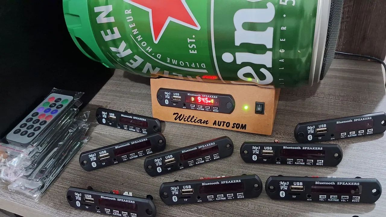 Placa bluetooth 12v com controle  - Foto 3