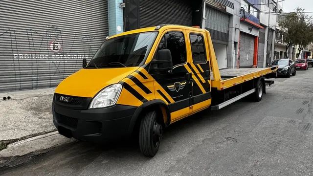 Guincho Iveco 70c17 CDupla 2014 plataforma de aliminio+ asa delta - Foto 6