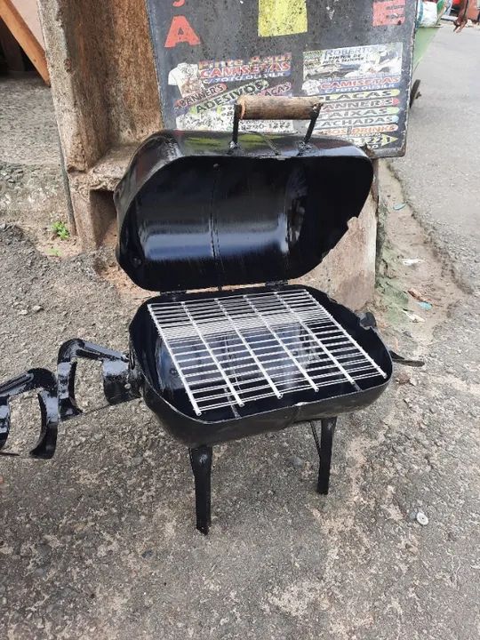 Churrasqueira Bafinho resistente Espetinho Com Amigos  - Foto 2