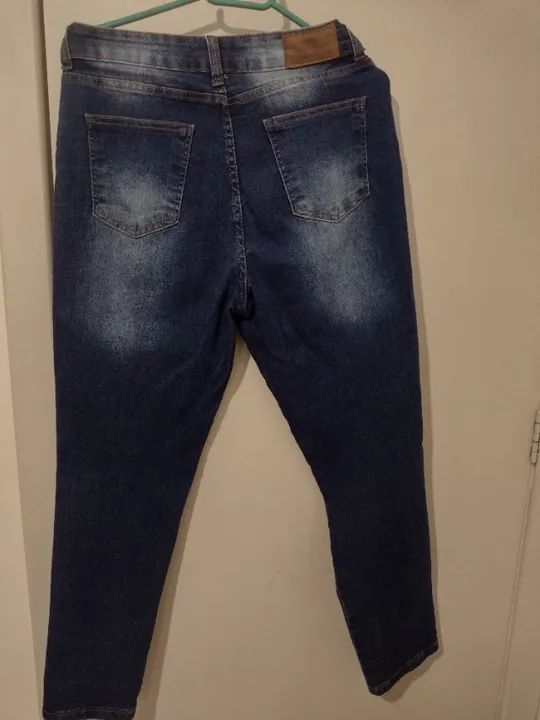 Calça jeans, boyfriends destroyed, usada, Tam 38 - Foto 2