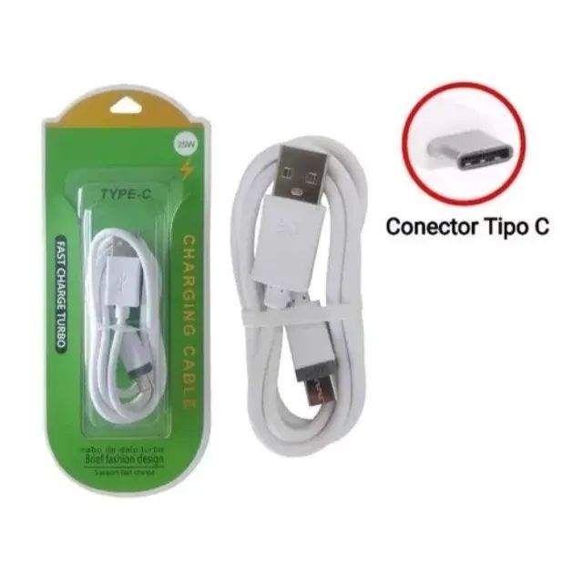 Cabo Usb Tipo C Turbo 25w - Foto 2