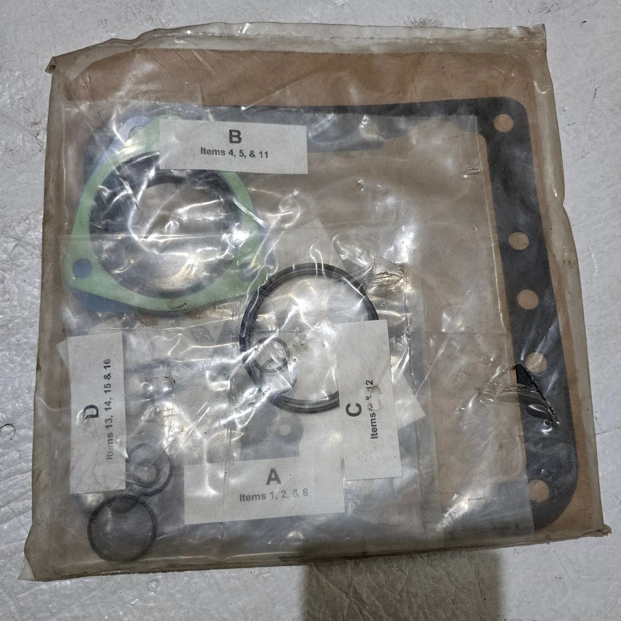 Kit vedações com anéis juntas bomba hidraulica PV22 sauer danfoss 9510230
