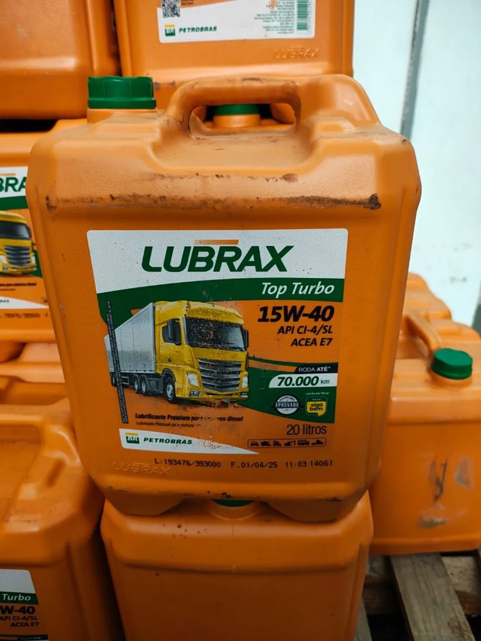 Lubrificante Lubrax Top Turbo 15W-40 - 20 Litros