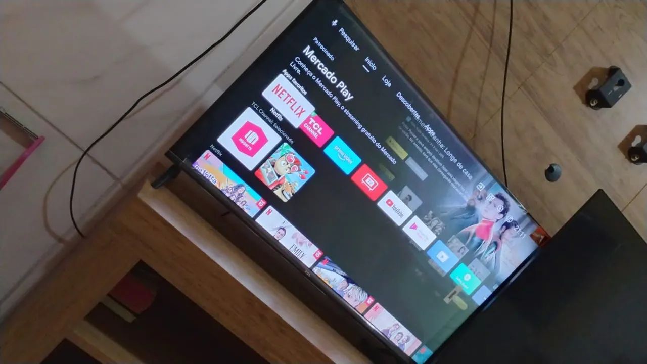  smartv Android bluetooth e um som caixa torre  - Foto 3