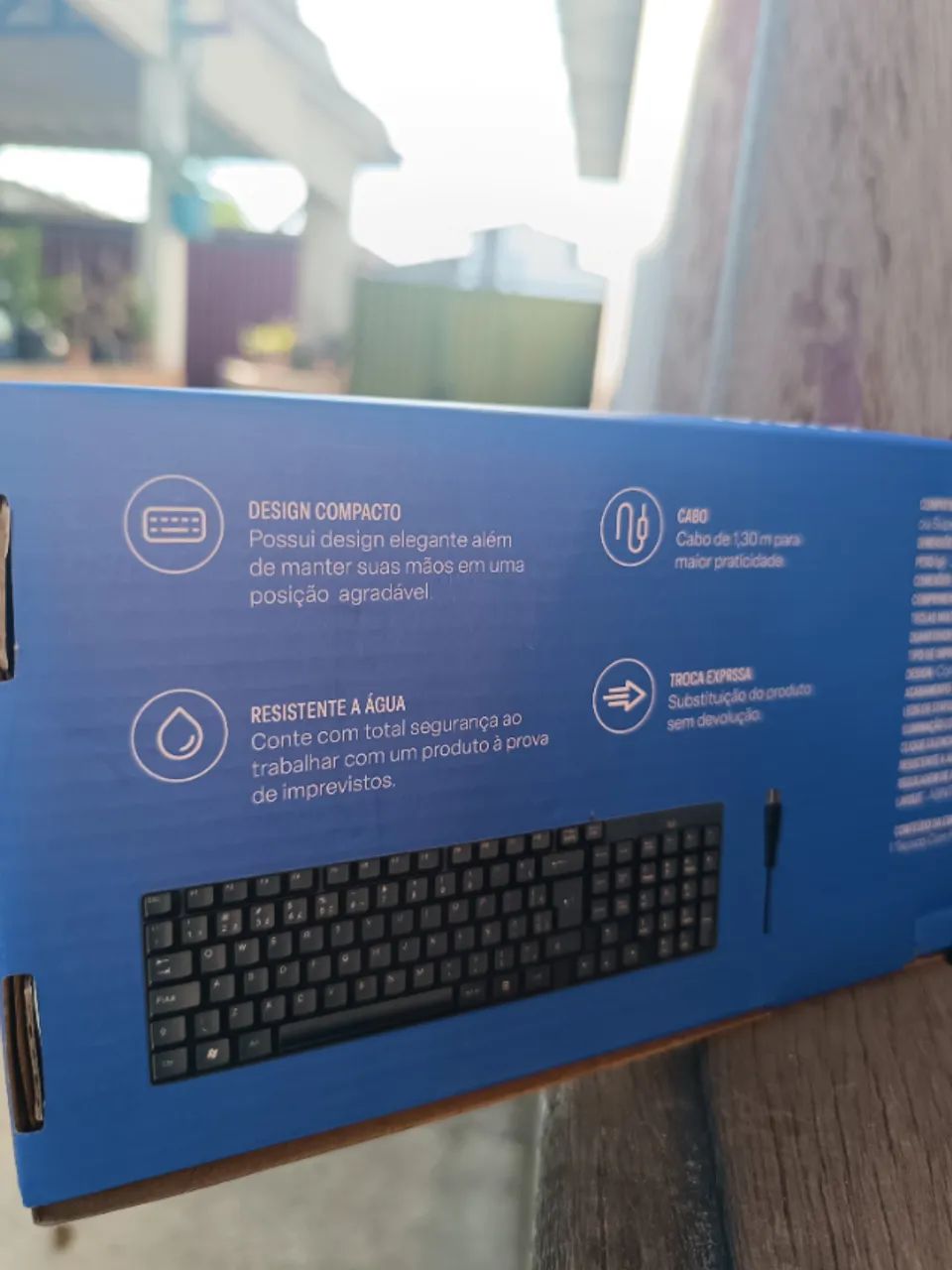 Teclado compacto com fio - Foto 3