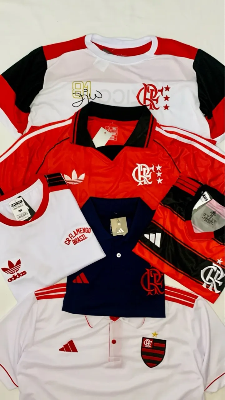 Camisas do Flamengo Primeira Linha