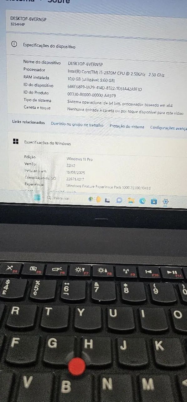 Notebook Lenovo ThinkPad Edge - Foto 5