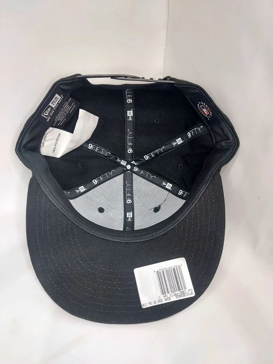 Boné New York yankees preto - NY- 5950 - Aba reta - Baseball - Mlb - Foto 4