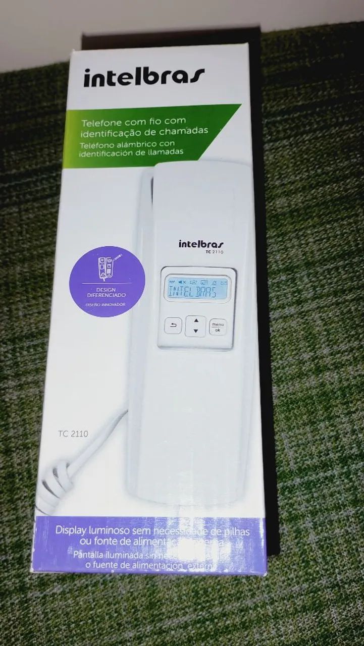 Telefone com fio branco Intelbras 