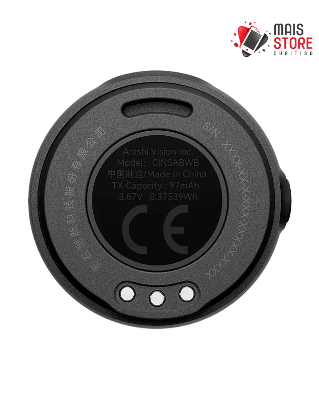 Microfone Insta360 Mic Air (1 TX + 1 RX) (Novo/ Lacrado) - Foto 3