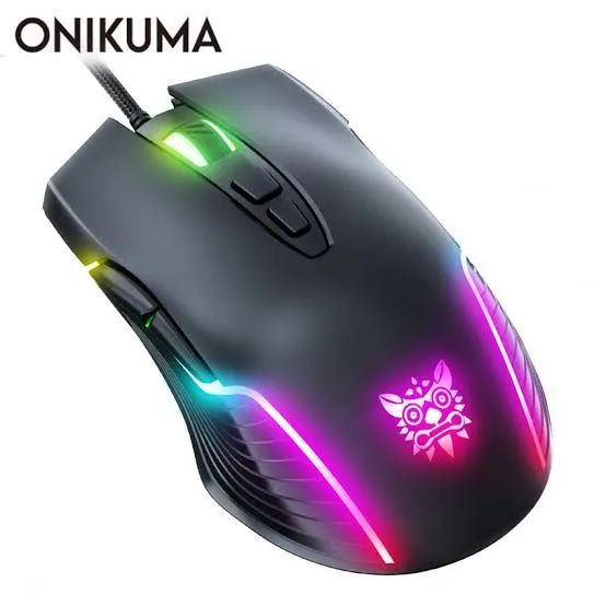 Mouse Gamer ONIKUMA RGB Iluminação Personalizada