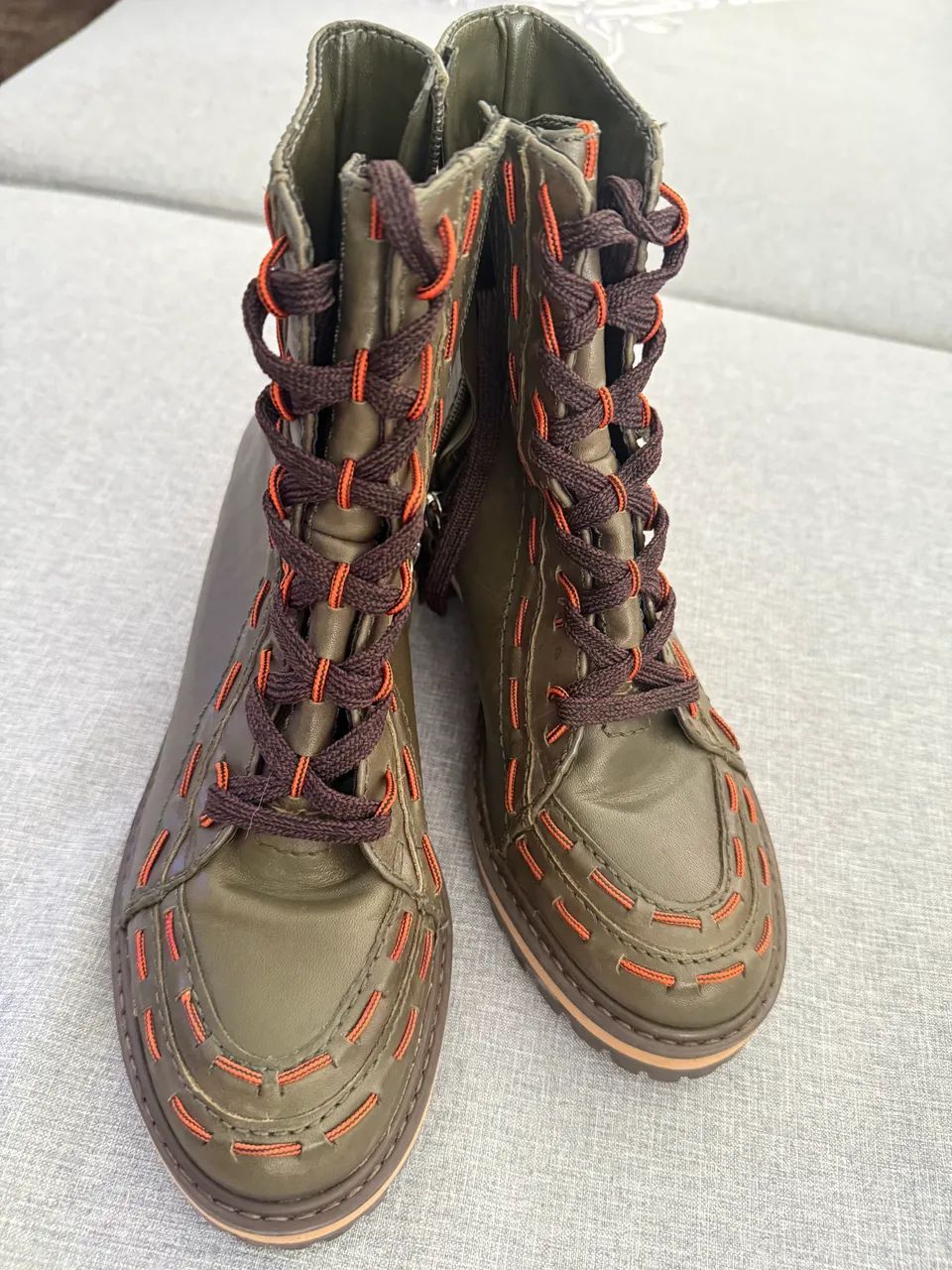 Bota Couro Biker Schutz 36 - Foto 5