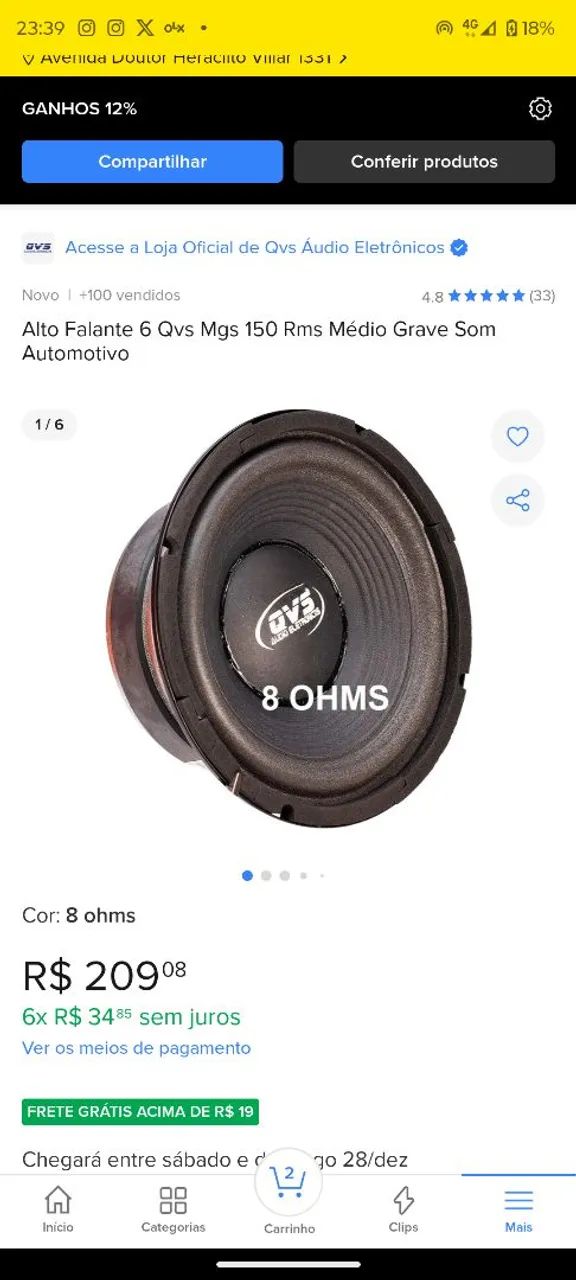 Médio grave 6 150rms 8 ohms - Foto 6