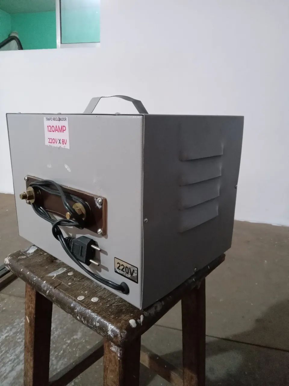Transformador Regulador 120AMP 220V x 8V - Foto 2