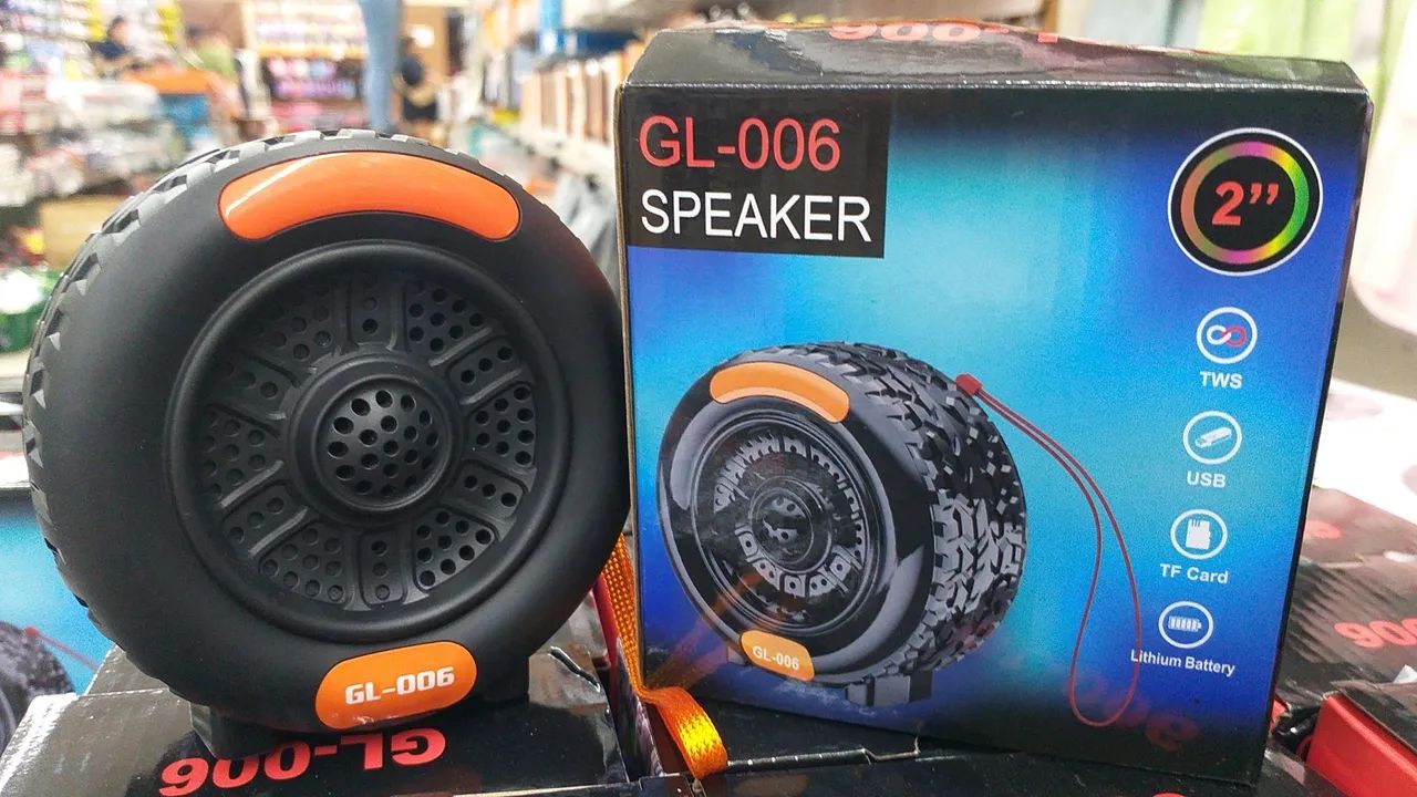 Caixa de Som GL-006 Speaker - Design diferenciado