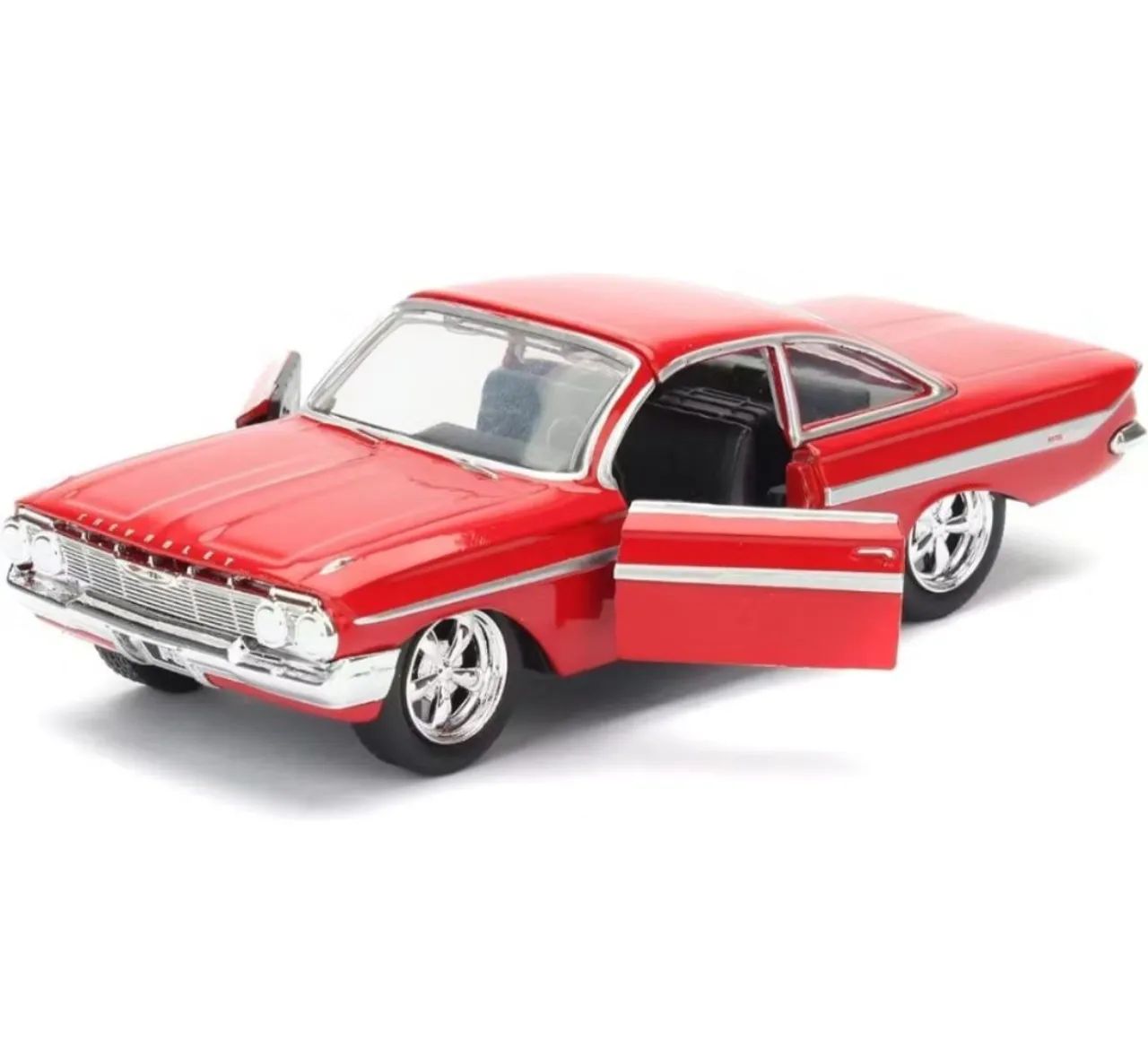 Carro Die Cast Dom 1967 Chevrolet Impala Vermelho Velozes & Furiosos Jada 1:32 - Foto 2