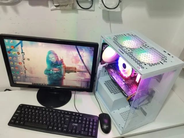 Pc Gamer Ryzen 5 2600, RX 580,16gb Mem, SSD 240gb, tela 20 pol. *Entrego*Parcelo - Foto 3