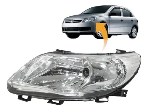 Farol Volkswagen Gol Voyage Saveiro G5 Ano: 2009 2010 2011 2012