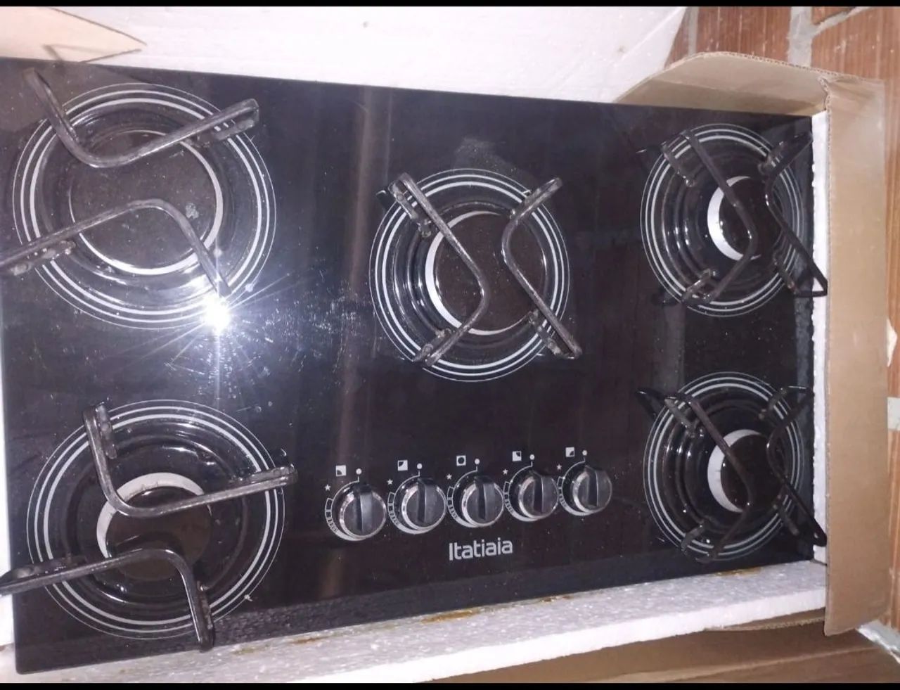 Fogão cooktop 5 bocas na caixa - Foto 2