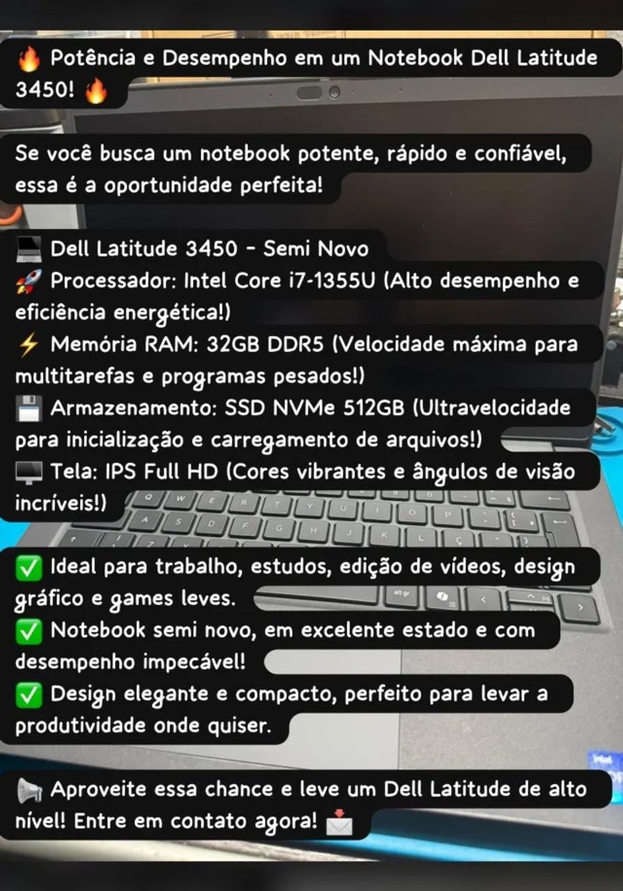 Notebook Dell Latitude 3450 core i7 32Gb de RAM - Foto 3