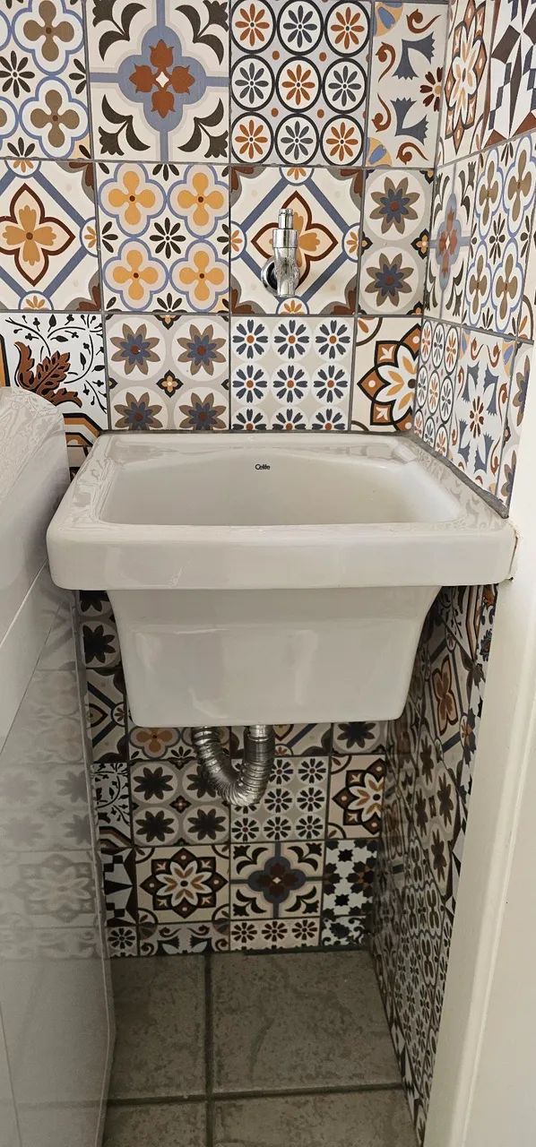 Tanque Celite Branco Brilhante 40 cm  