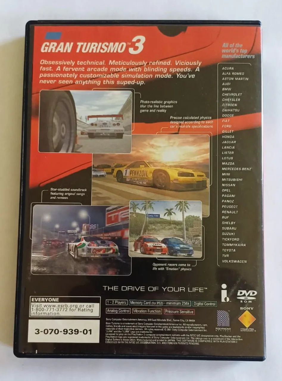 Jogo PS2 - Gran Turismo 3 A-Spec - Foto 3