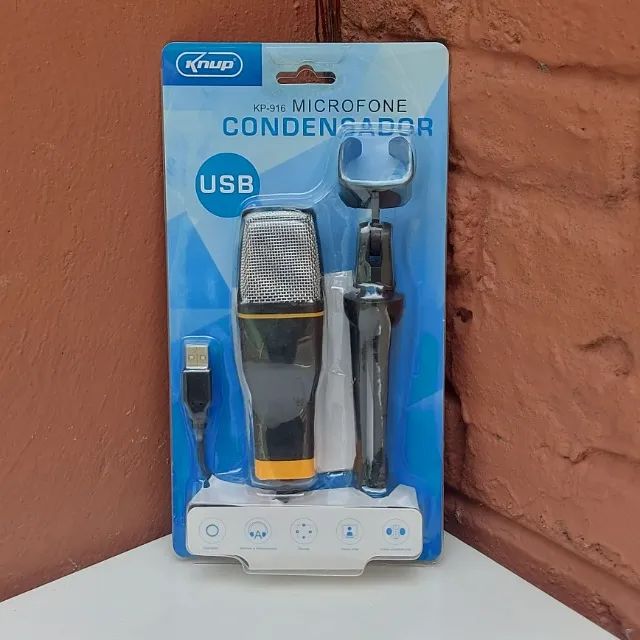Microfone Condensador Knup KP-916 "Sem uso"