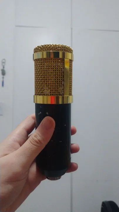 Microfone Condensador Profissional para Gravação