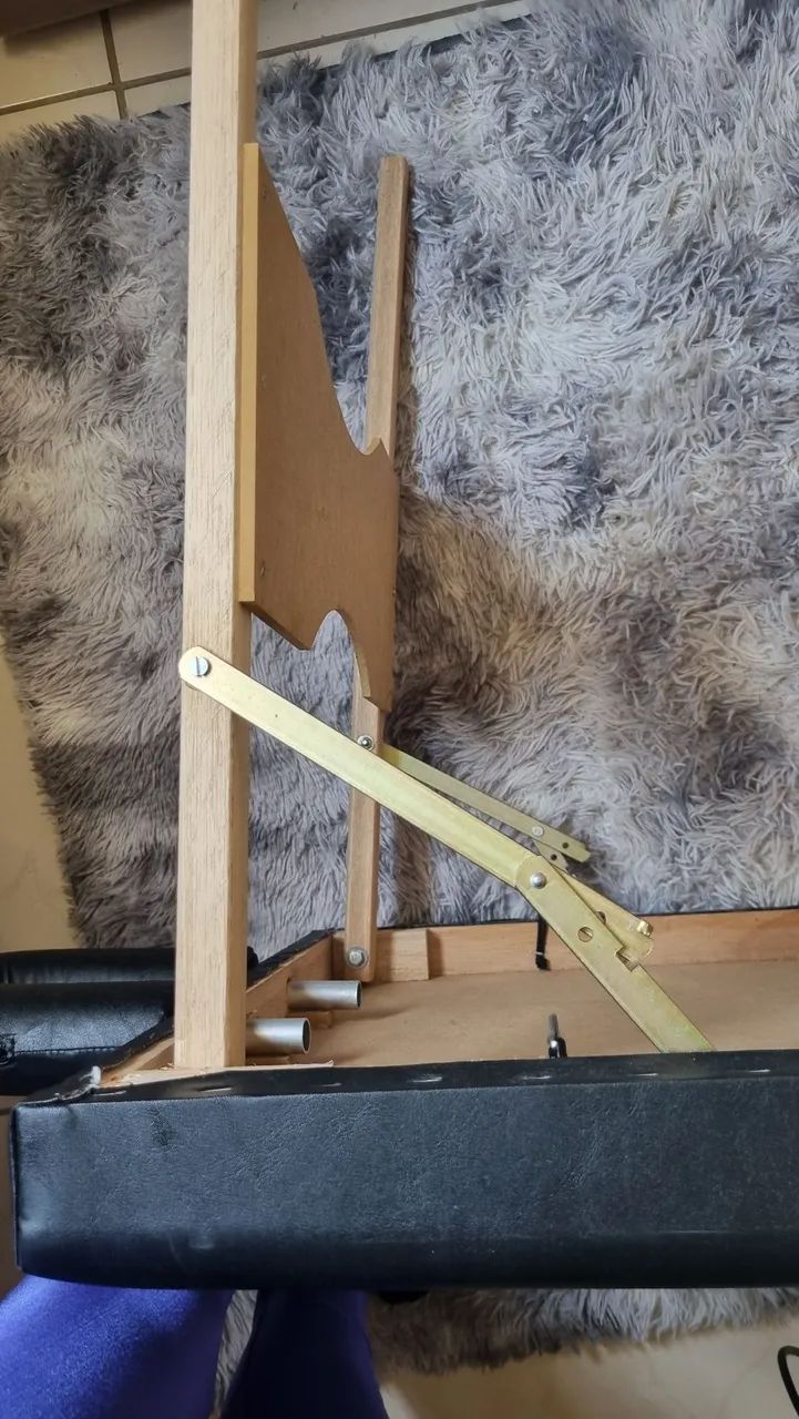 Maca portátil com rodinhas santa fé macas - Foto 2