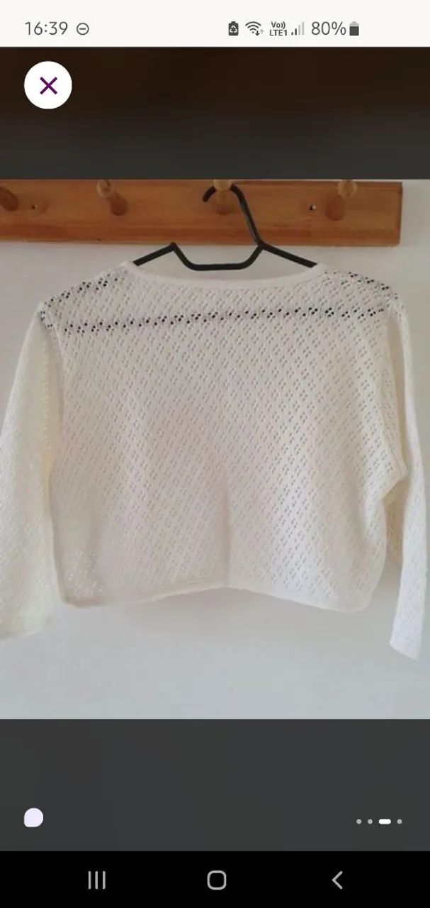 Bolerinho branco infantil  - Foto 3