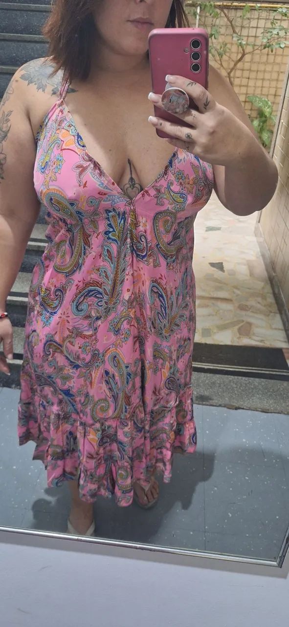 Vestido indiano Estampado Floral - Foto 2