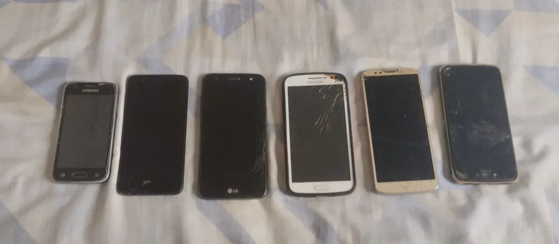 Aparelhos danificados tela quebrada.  - Foto 3