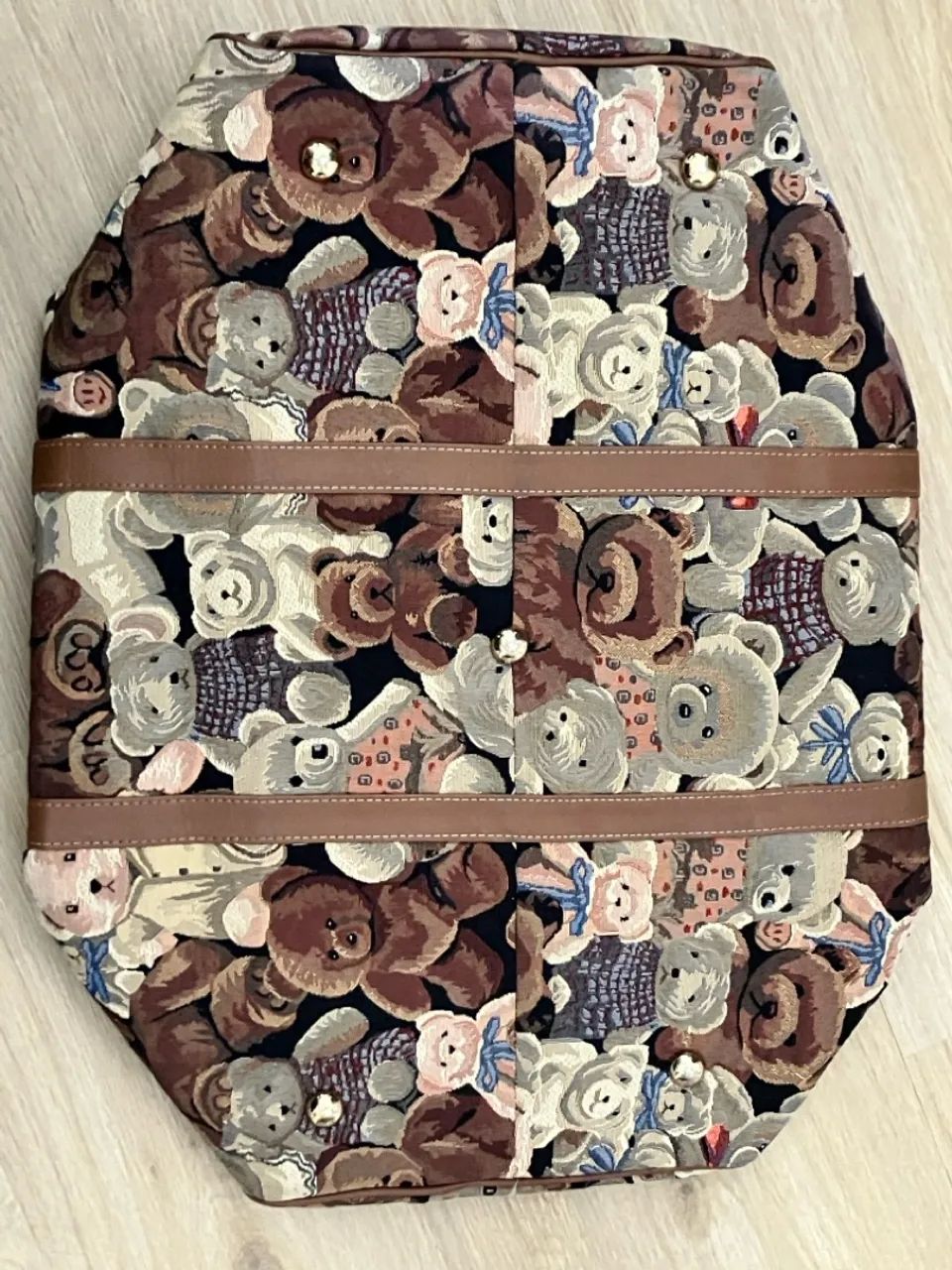 Bolsa de viagem com estampa de ursinhos - Foto 5