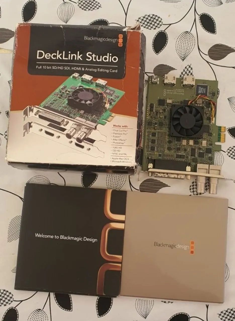 Vendo Placa de Captura Blackmagic DeckLink Studio 2 SDI na Caixa Completa! - Foto 3