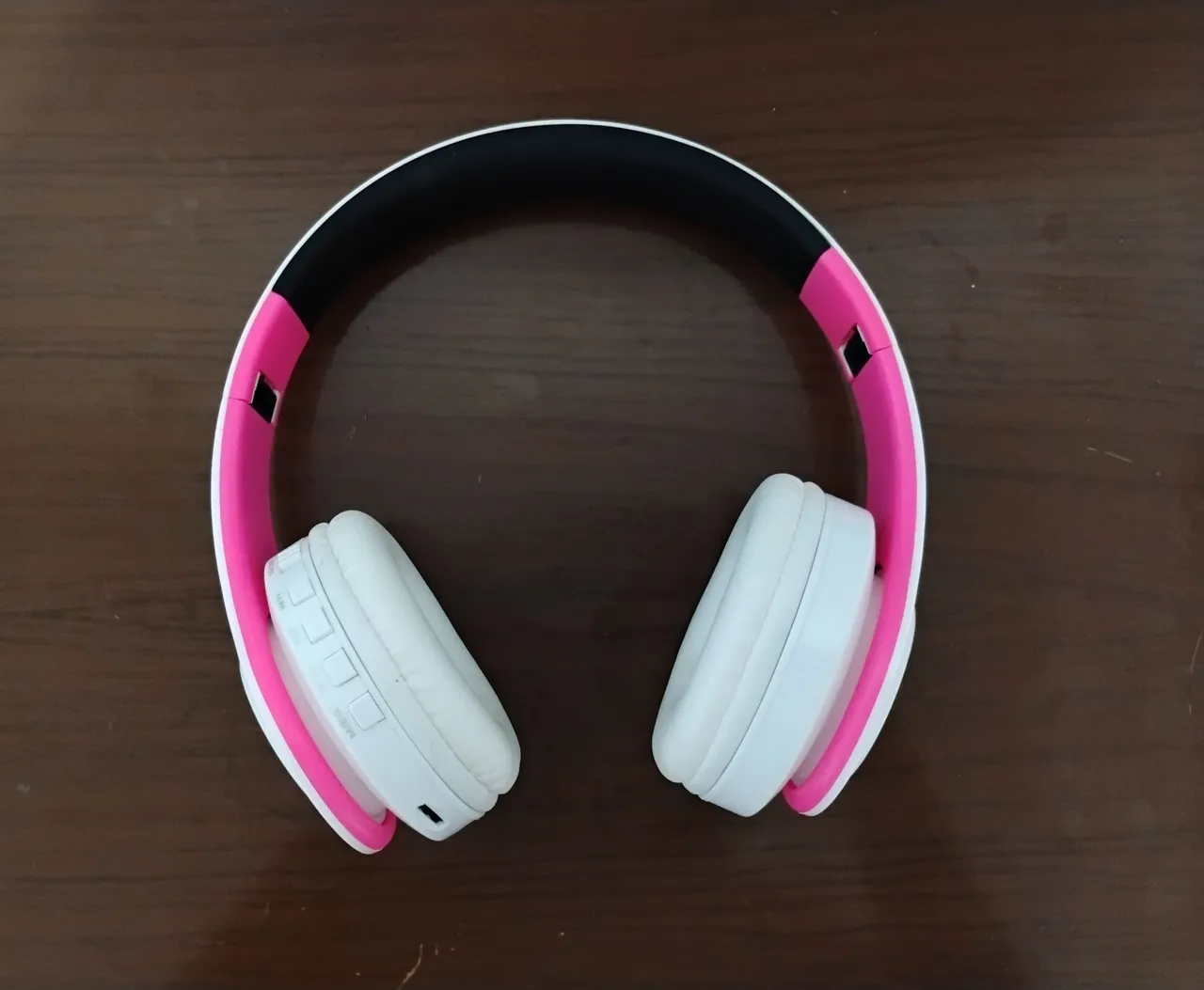 Fone de ouvido Bluetooth Rosa