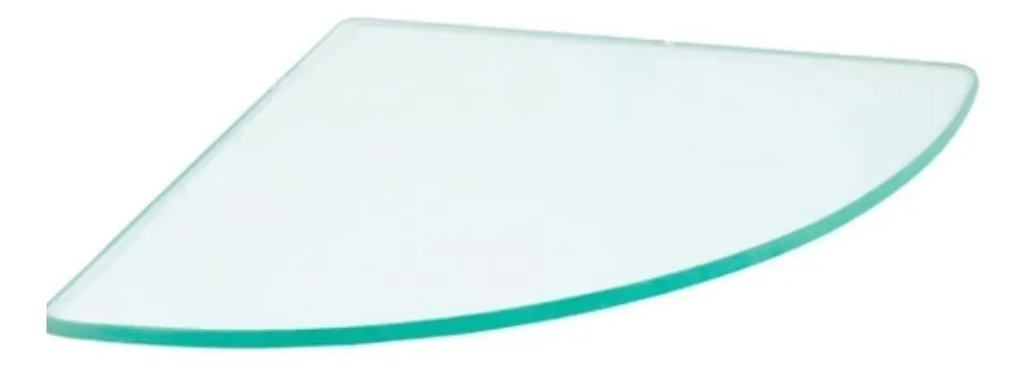 Prateleira De Canto Vidro 4mm Para Banheiro - 30x40 Cm 05 Un  - Foto 2